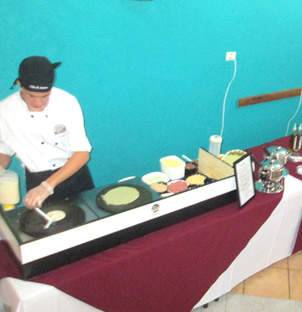 Buffet com crepe Francês